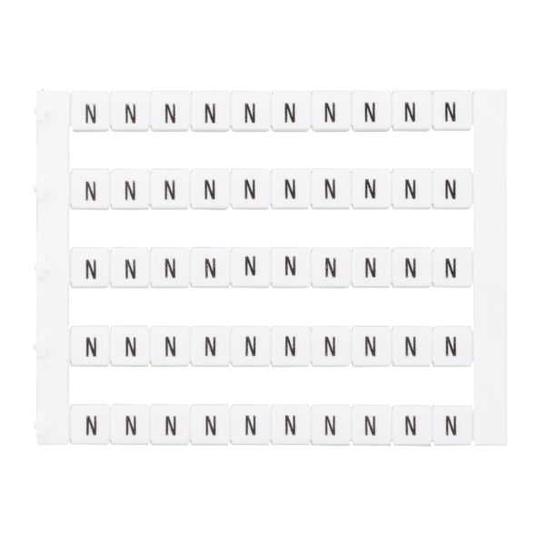 Marking tags Dekafix DY 5 printed with "N" (50 times) image 1