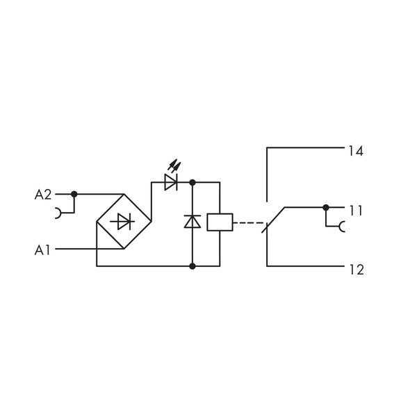 Relay module Nominal input voltage: 24 V AC/DC 1 changeover contact gr image 6