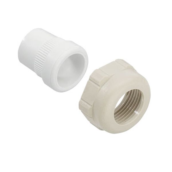 Cable gland (plastic), Accessories, PG 21, Brass, nickel-plated image 1