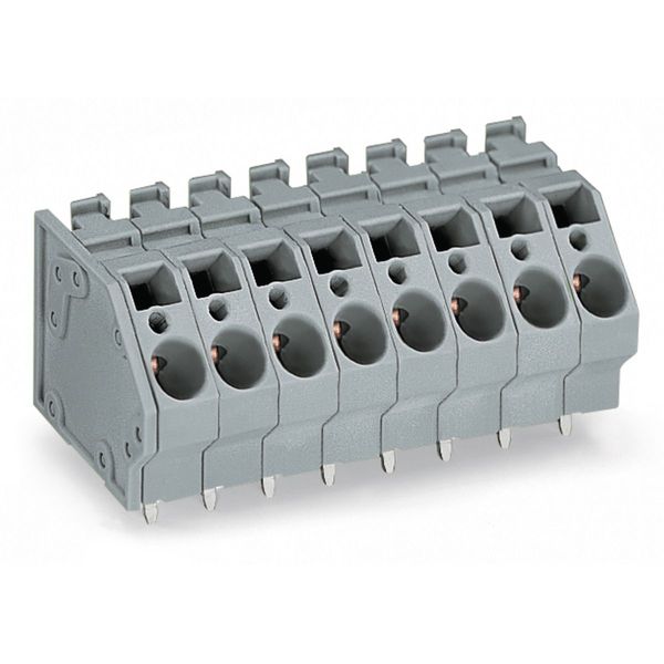 PCB terminal block 6 mm² Pin spacing 7.5 mm gray image 3