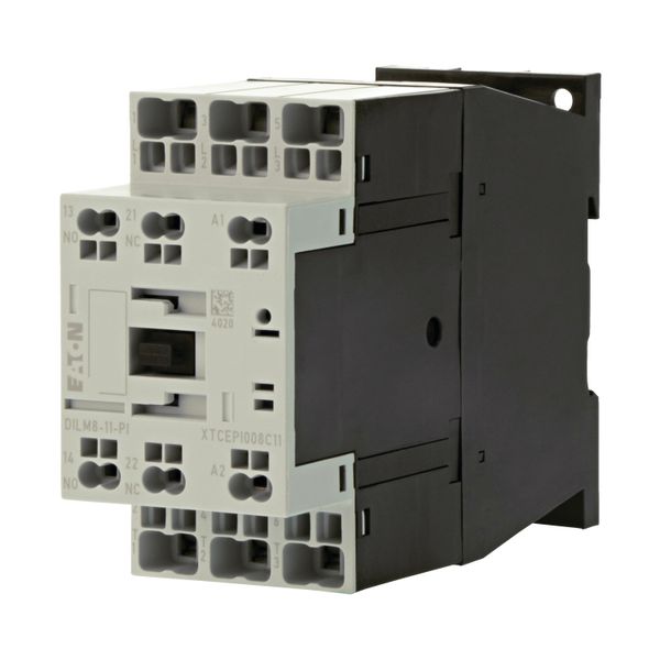 Contactor, 3 pole, 380 V 400 V 3.7 kW, 1 N/O, 1 NC, 230 V 50/60 Hz, AC operation, Push in terminals image 4