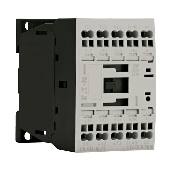 Contactor, 3 pole, 380 V 400 V 7.5 kW, 1 N/O, 220 V 50/60 Hz, AC operation, Push in terminals image 7