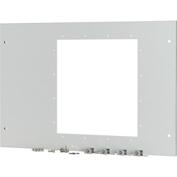 Front cover for IZMX40, withdrawable, HxW=550x800mm, grey image 3