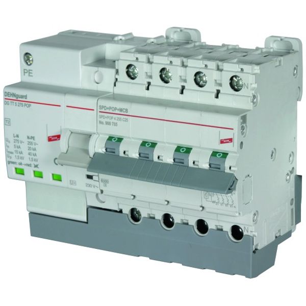 Surge protective devices for circuit breakers   4-pole C25 A image 1