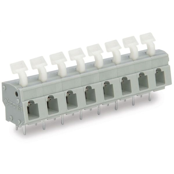 PCB terminal block push-button 2.5 mm² gray image 4