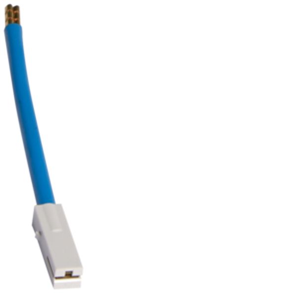 Connecting cable, 120mm, blue, 10mm² image 1