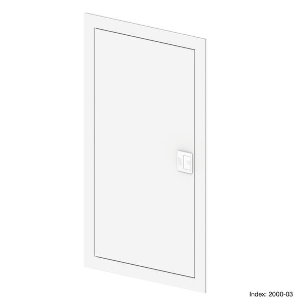 MSF METAL DOOR 3x12 WITH FRAME image 1
