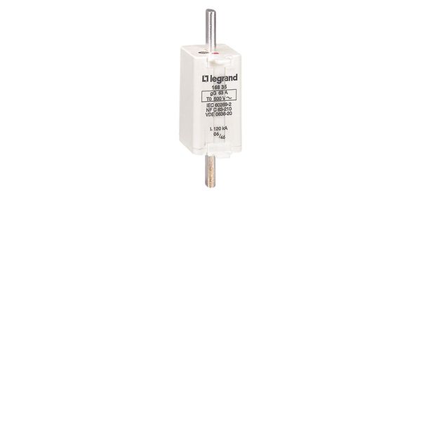 HRC blade type cartridge fuse - type gG - size 0 - 63 A - with indicator image 1