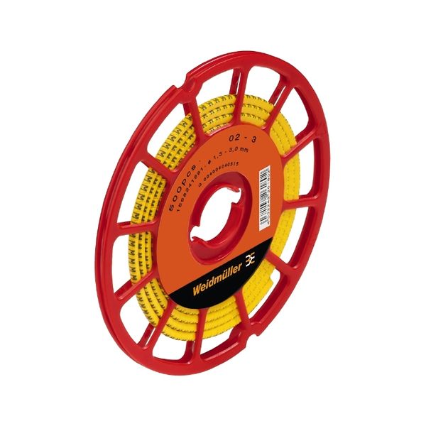 Cable coding system, 1.3 - 3 mm, 3.4 mm, Printed characters: Upper-cas image 1