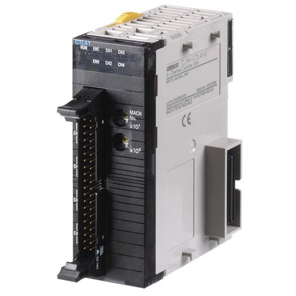High-speed counter unit, 4 axes, 24 VDC open collector and line driver image 1