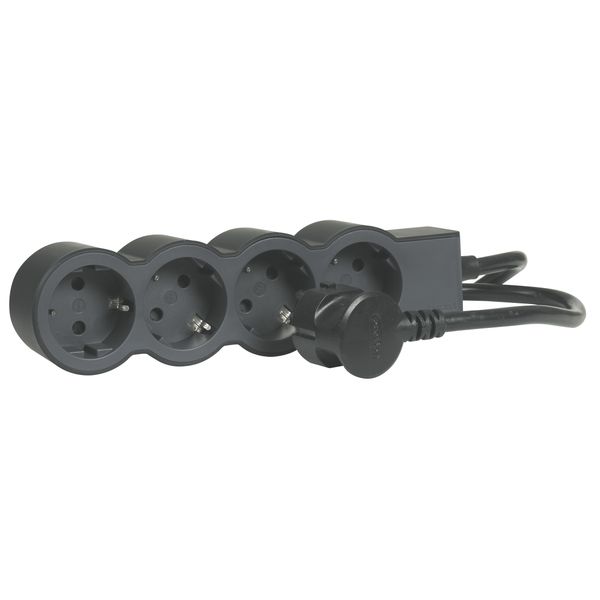 Multi-outlet 4 socket outlets cable 3m and 1.5mm² section image 5