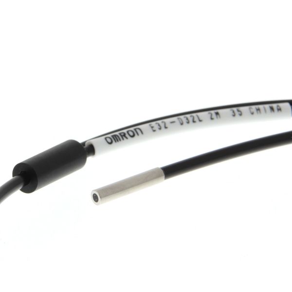 Fiber optic sensor head, diffuse, cylindrical axial, diameter 3 mm, co image 3