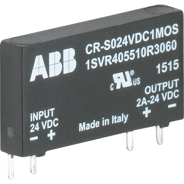 CR-S024VDC1TRI Pluggable optocoupler Input= 24 V DC, Output= 2 A/240 V AC image 1