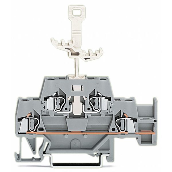 Double-deck terminal block Through/through terminal block with additio image 2