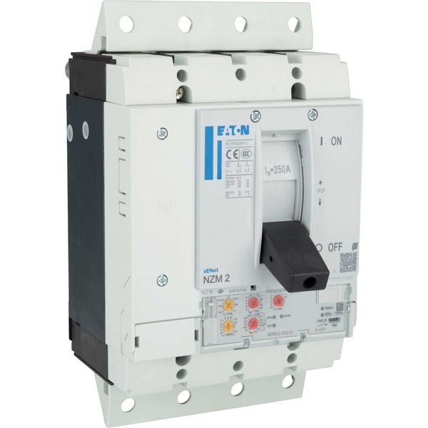 NZM2 PXR20 circuit breaker, 250A, 4p, plug-in technology image 14