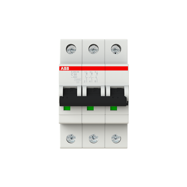 S203M-C50 Miniature Circuit Breaker - 3P - C - 50 A image 5