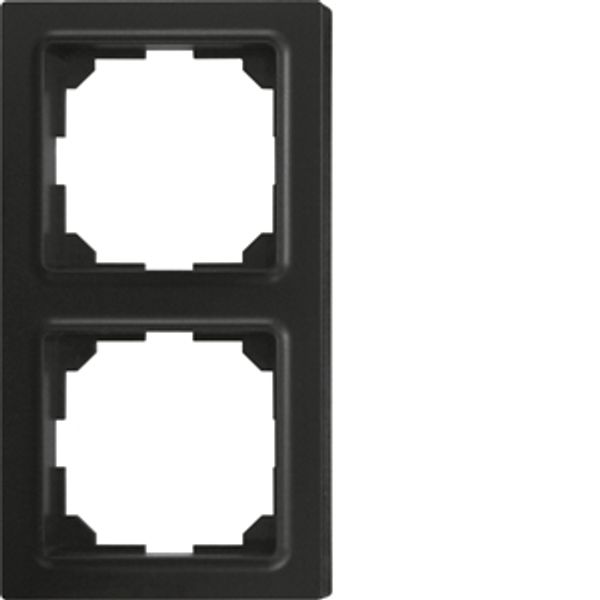 Double universal frames in E-Design55, anthracite mat image 1