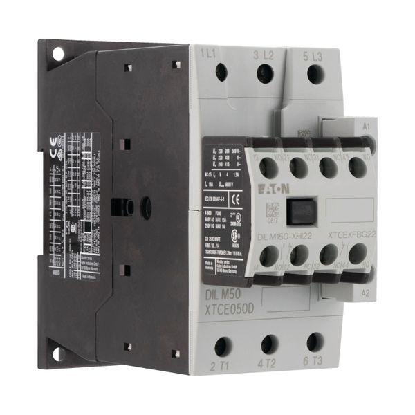 Contactor, 380 V 400 V 22 kW, 2 N/O, 2 NC, 400 V 50 Hz, 440 V 60 Hz, AC operation, Screw terminals image 17