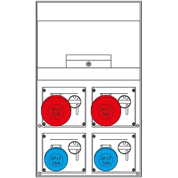 SURF.MOUNT.DISTRIBUTION ASSEMBLY DOMINO image 3