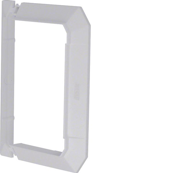 Wall cover plate for wall trunking BRN 70x110mm halogen free in light  image 1
