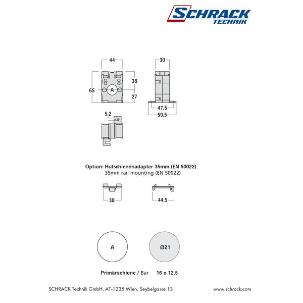 Current transformer 50/5A 21mm diameter, class 1 image 15