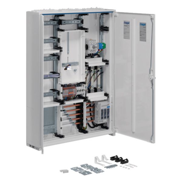 Converter cabinet up to 100A, IP44, SK II, 1100x800x205mm, with APZ, Berlin power grid image 1