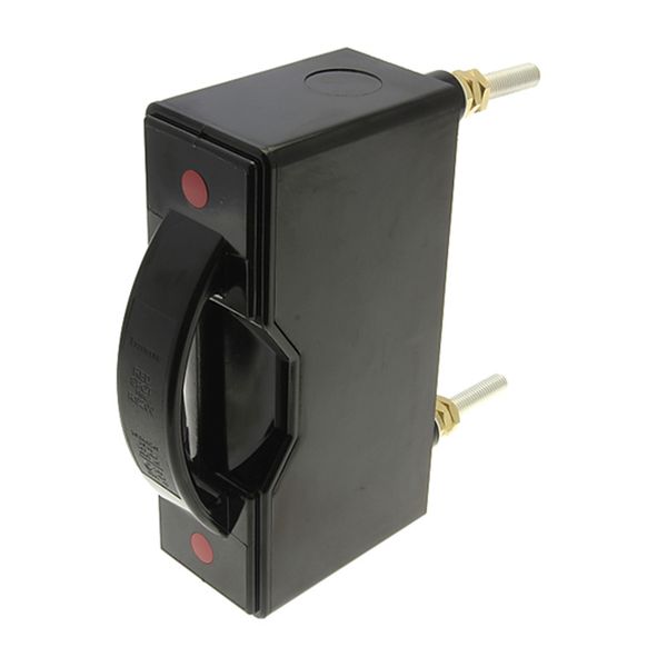 Fuse-holder, LV, 200 A, AC 690 V, BS88/B2, 1P, BS, back stud connected, black image 7