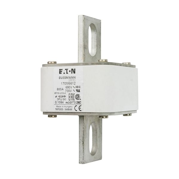 Fuse-link, high speed, 800 A, AC 690 V, size 3, 76 x 92 x 135 mm, aR, IEC, UL image 10