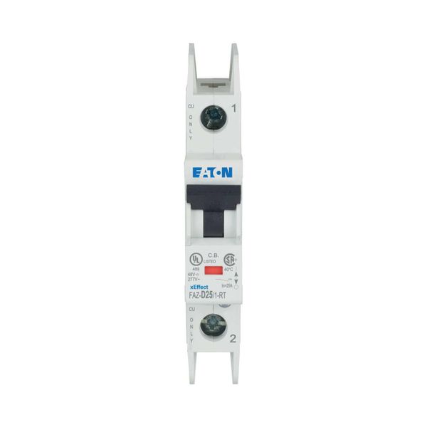 Miniature circuit breaker (MCB), 25 A, 1p, characteristic: D image 15