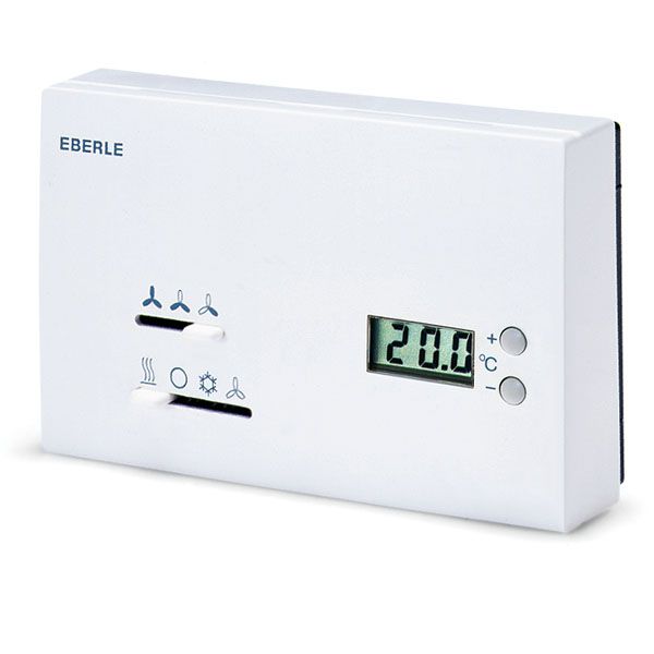 Climate controller 15-30C, with didgital display, AC 230V, 1 changeover 3A, H/K, fan S/M/L 6A, on/off/H/K/L image 1