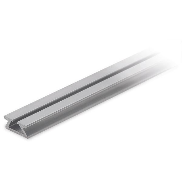 Aluminum carrier rail 1000 mm long 18 mm wide silver-colored image 2