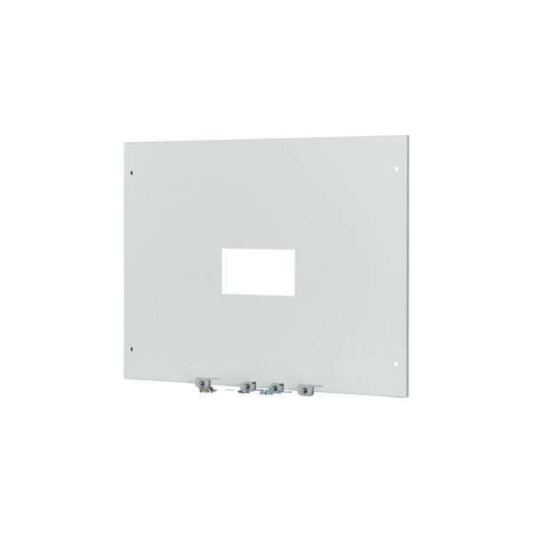Front plate, NZM4, 4p, fixed version, W=800mm, grey image 6