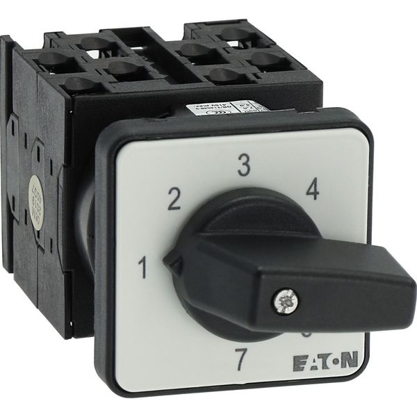 Step switches, T0, 20 A, flush mounting, 4 contact unit(s), Contacts: 7, 45 °, maintained, Without 0 (Off) position, 1-7, Design number 8234 image 32