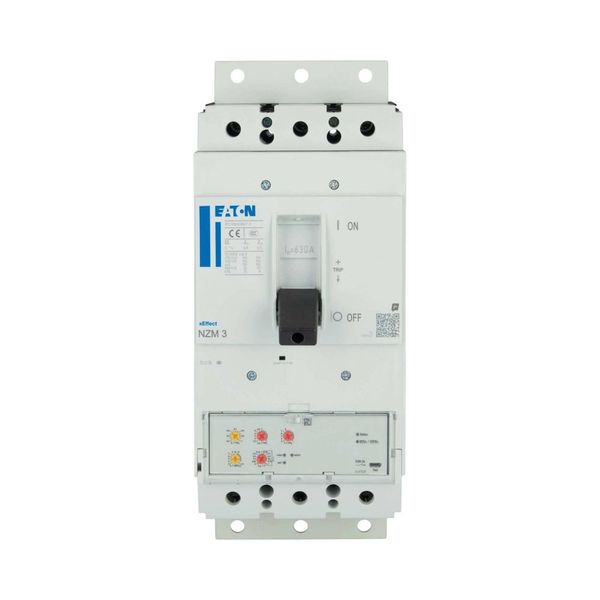 NZM3 PXR20 circuit breaker, 630A, 3p, plug-in technology image 8