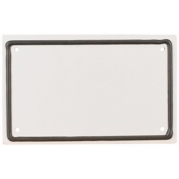 Flange plate, IP66, metal, blind image 1