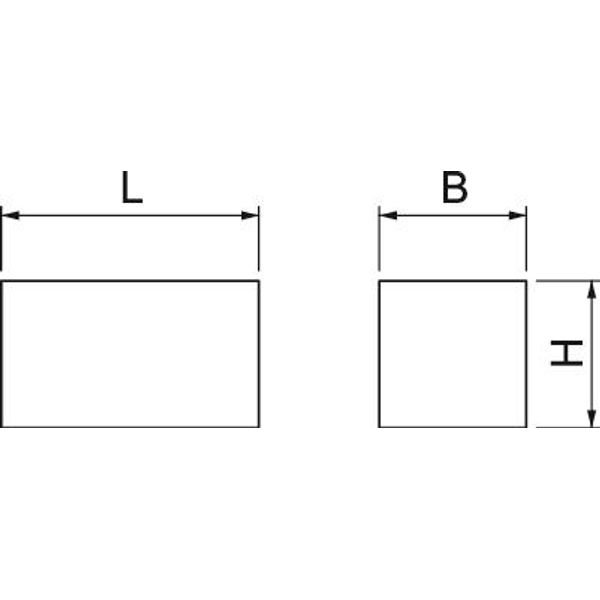 BSKM-KA 0407 Foam seal for cable outlet 40x70 image 2