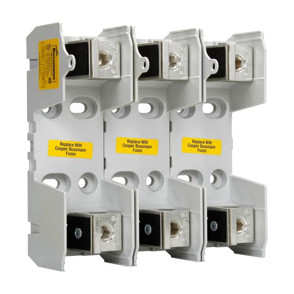 Eaton Bussmann series HLS fuse holder, No flanges, 125 Vac, 60 Vdc, 15A, Two-pole, Tin-plated bifrucated copper terminal image 4