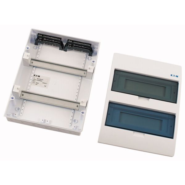 ECO Compact distribution board, surface mounted, 2-rows, 12 MU, IP40 image 3