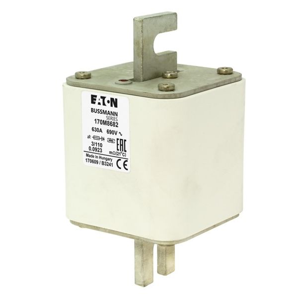 Fuse-link, high speed, 230 A, AC 4500 V, size 3, 76 x 90 x 149 mm, aR, DIN, IEC, single indicator image 1