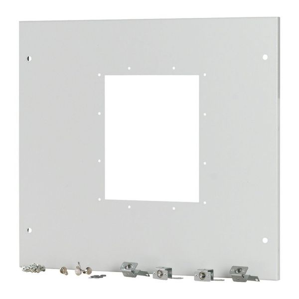 Front cover for IZMX16, fixed, HxW=550x600mm, grey image 4