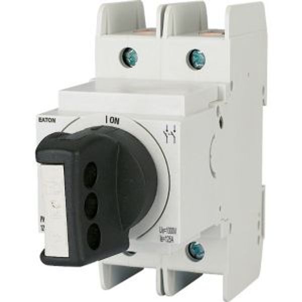 Switch disconnector, DC, 600V, 125A, rotary handle image 4