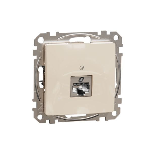 DATA Outlet CAT 5E STP, Sedna Design & Elements, RJ45, Beige image 3