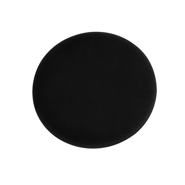 Button plate, mushroom black, blank image 3