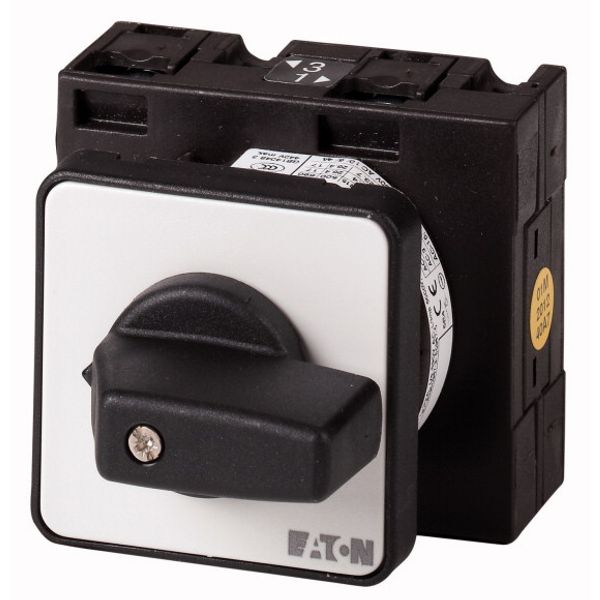 On-Off switch, 3 pole + N + 1 N/O + 1 N/C, 32 A, 90 °, flush mounting image 1