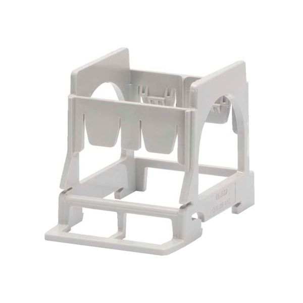 SUPPORT FOR MOUNTING SYSTEM RANGE COMPONENTS ON DIN RAIL - 2 GANG - 3 MODULES DIN image 2