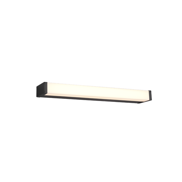 Fabio H2O LED wall lamp 41 cm matt black image 1