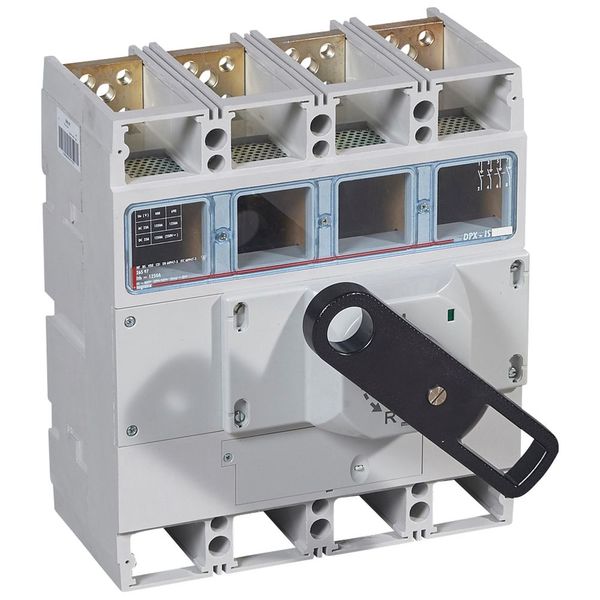 Isolating switch - DPX-IS 1600 with release - 4P - 1250 A - front handle image 2
