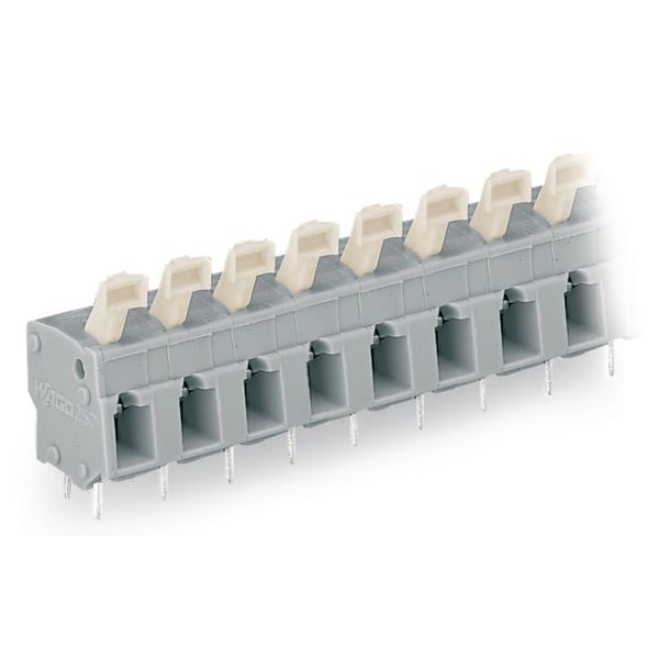 PCB terminal block push-button 2.5 mm² light gray image 3