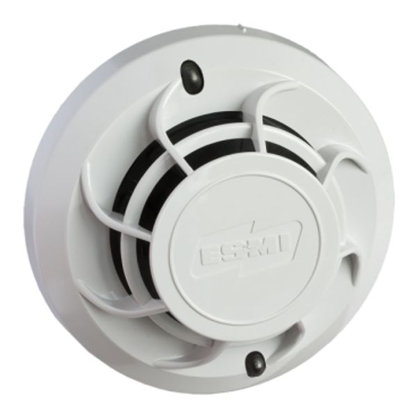 Heat detector, Esmi 52051E, without isolator, 58°C fixed temperature, white image 4