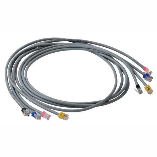 RJ12 connection cable 0.2m x6 image 1
